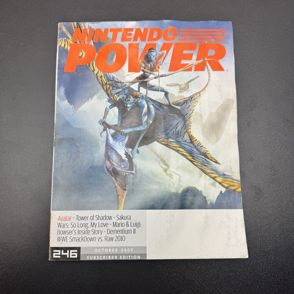 Nintendo Power Magazine Issue 246 October 2009 Avatar Subscriber Edition